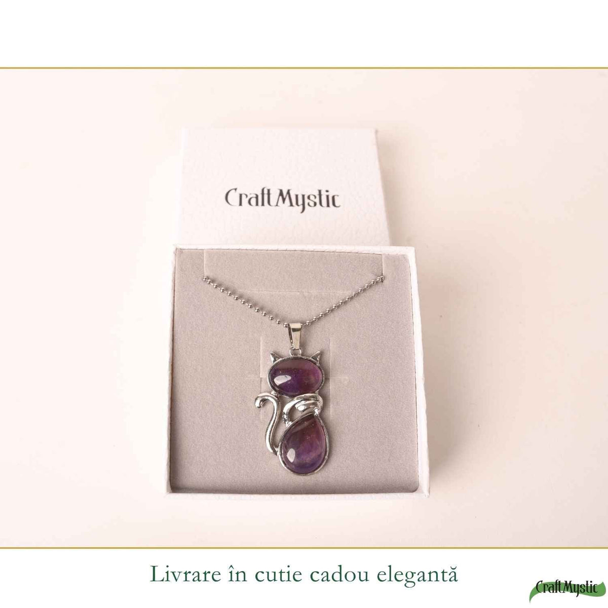 Colier cu Ametist, Argint 925 – CraftMystic