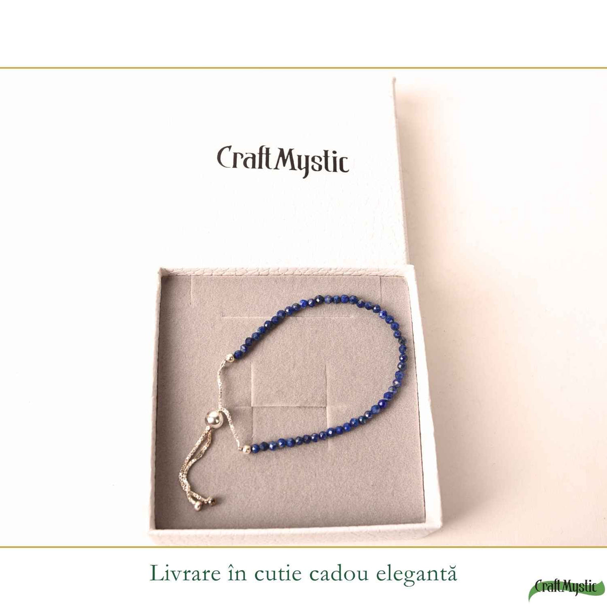 Brățară cu Lapis Lazuli, Argint 925 – CraftMystic