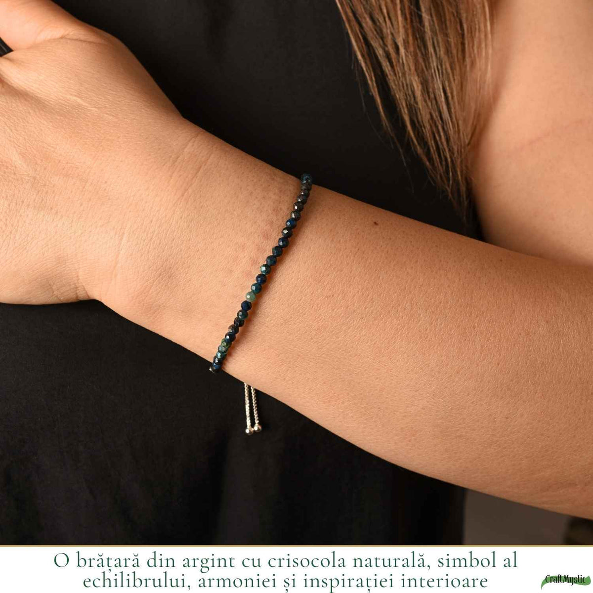 Brățară cu Crisocol, Argint 925 – CraftMystic