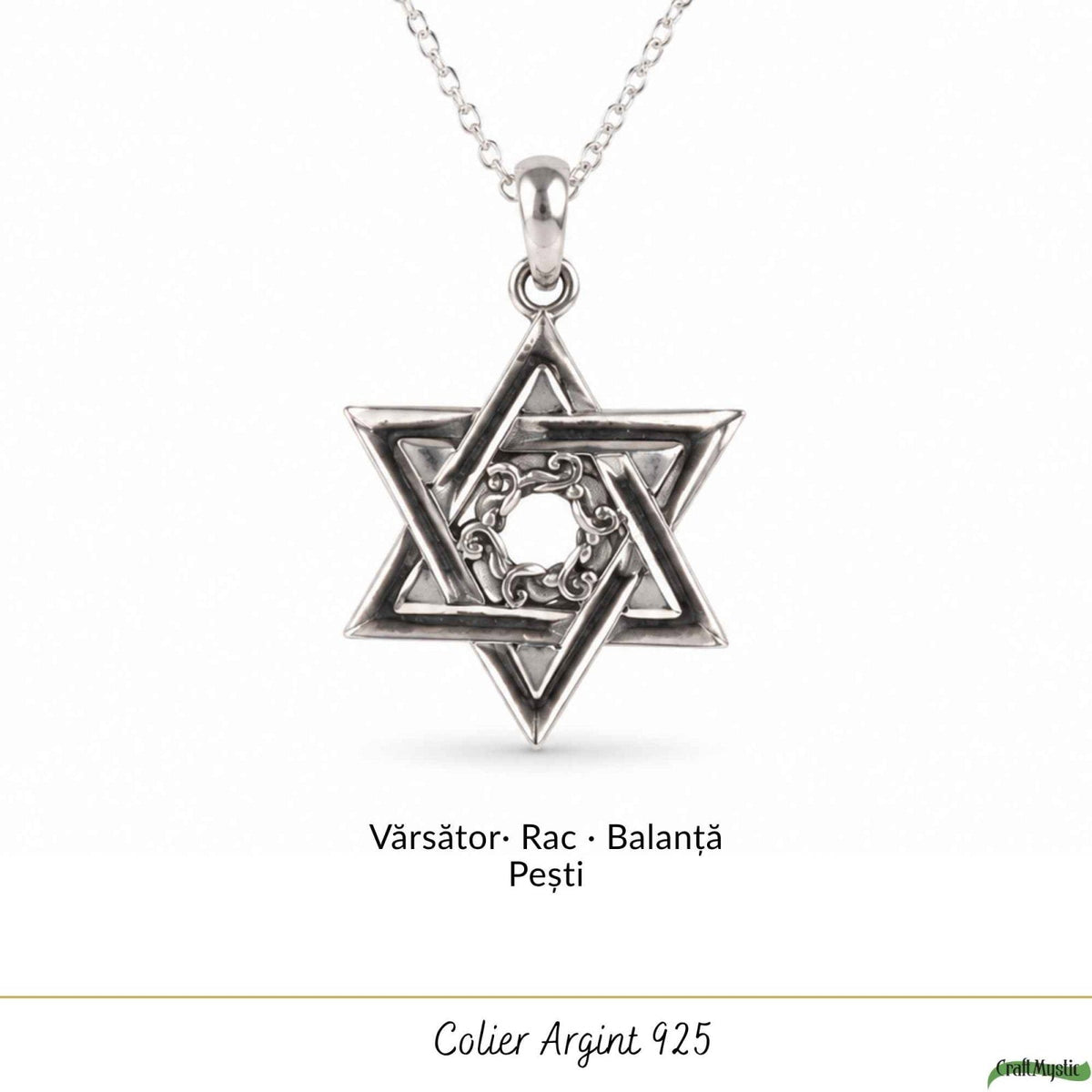 Colier Merkaba din Argint 925 – CraftMystic