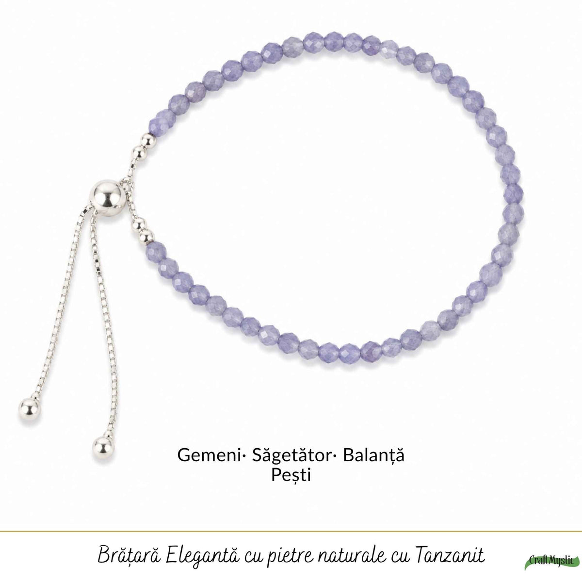 Brățară cu Tanzanit, Argint 925 – CraftMystic