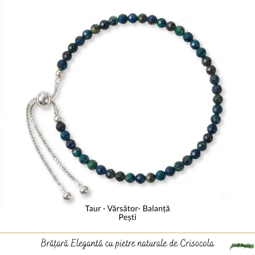 Brățară cu Crisocol, Argint 925 – CraftMystic