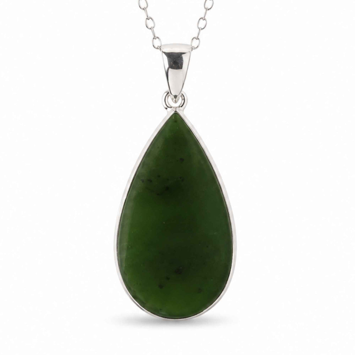 Colier cu Jad Nefrit, Argint 925 – CraftMystic