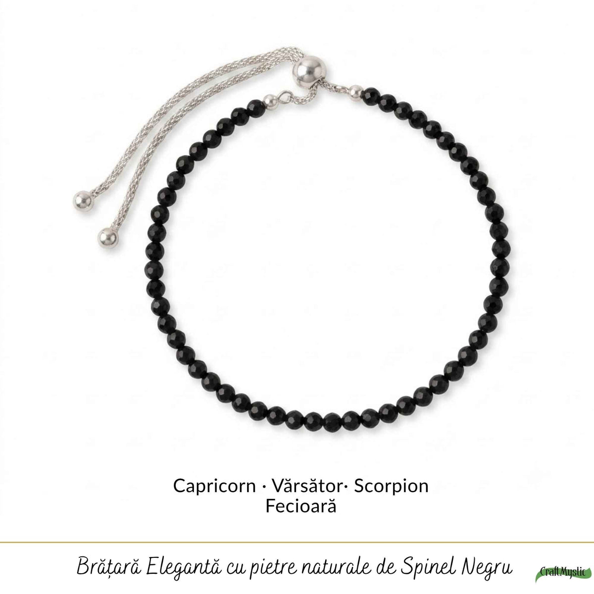 Brățară cu Spinel, Argint 925 – CraftMystic