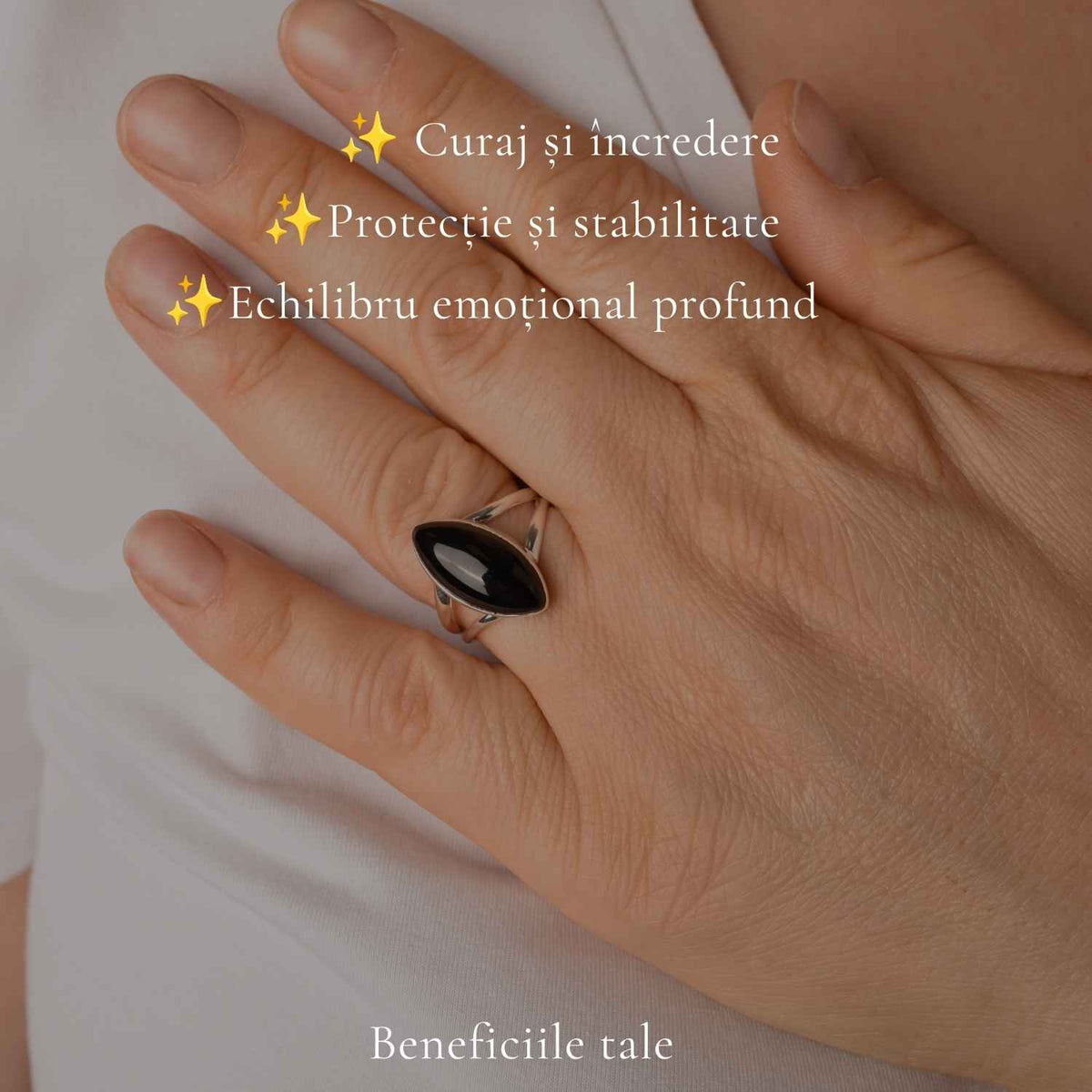 Inel Argint 925 cu Onix Natural Delica – Protectie si Echilibru Interior