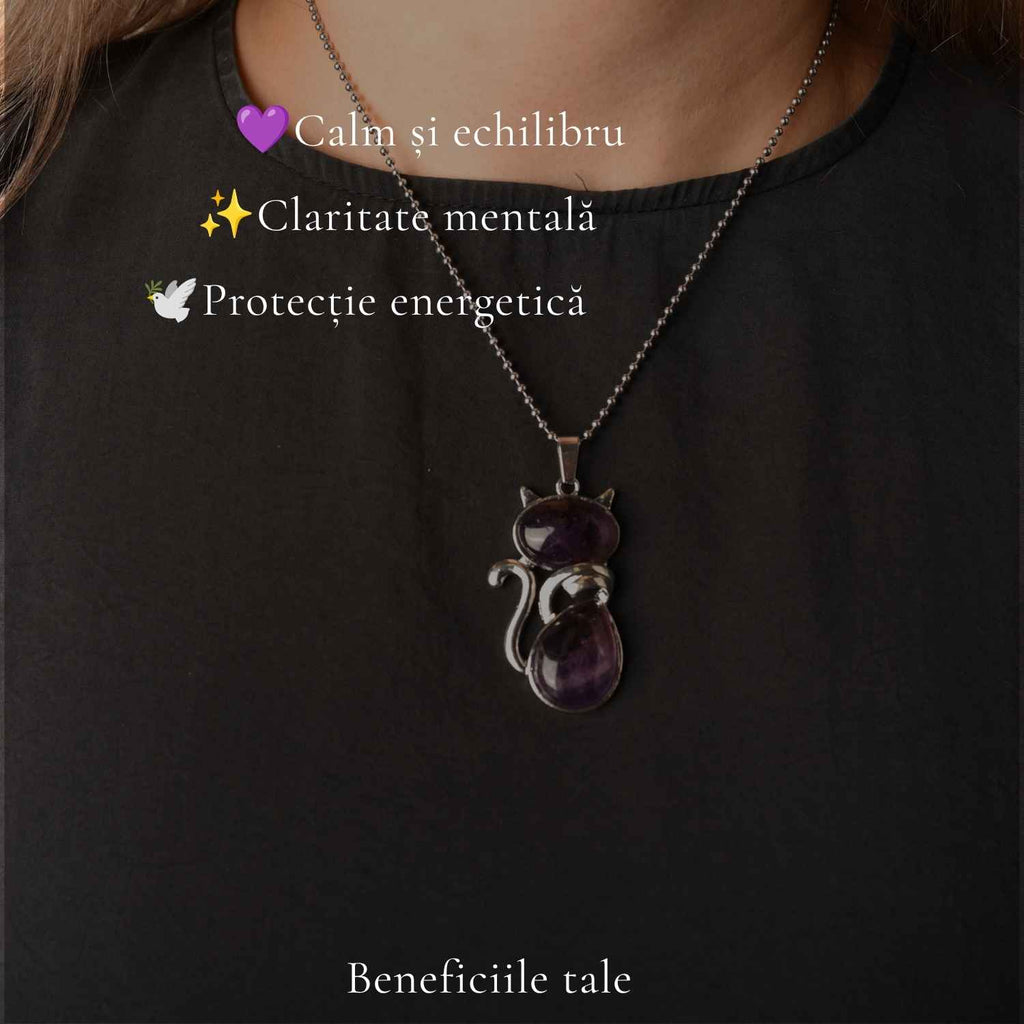Colier cu Ametist, Argint 925 – CraftMystic