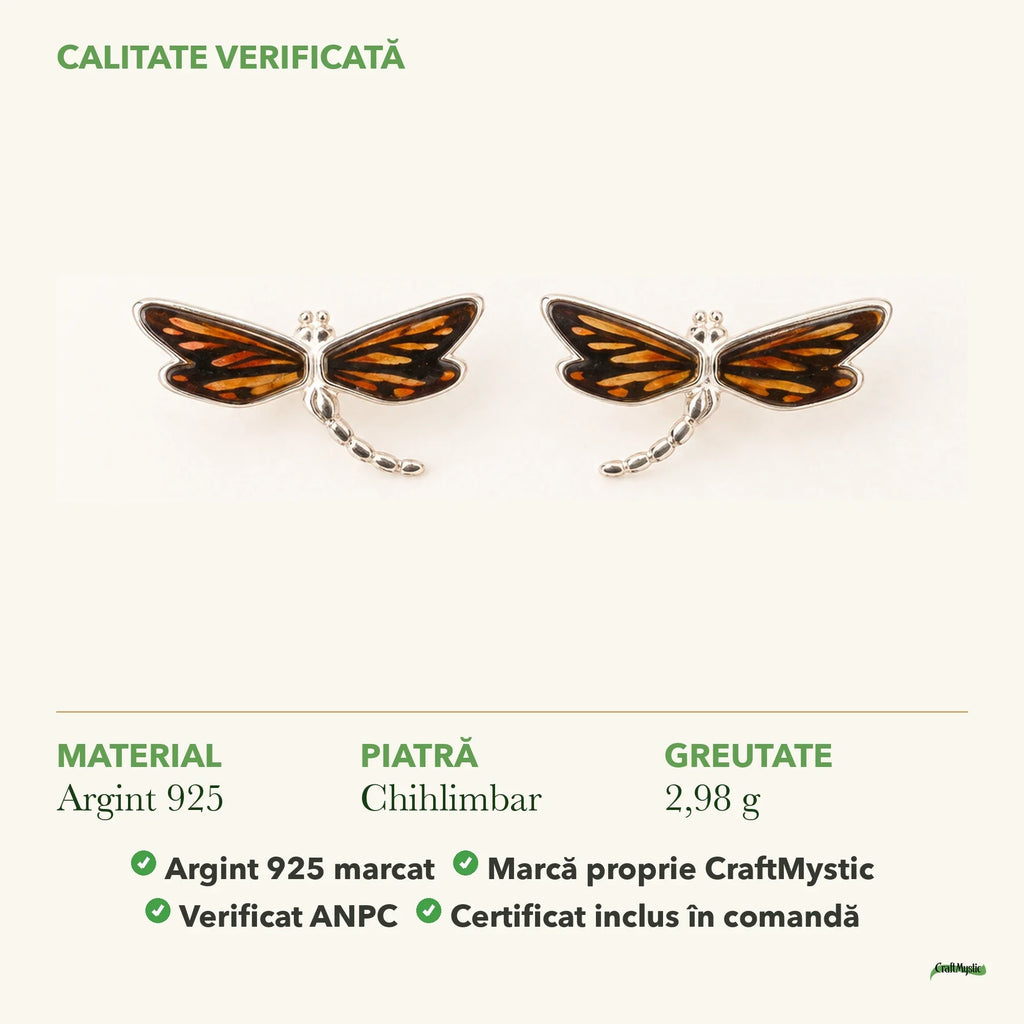 Cercei cu Chihlimbar: material, dimensiunea pietrei, greutate și marcajul 925