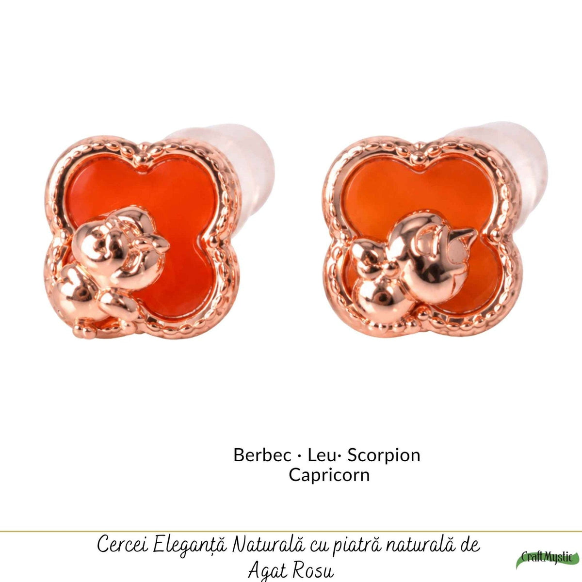Cercei cu Agat, Argint 925 – CraftMystic