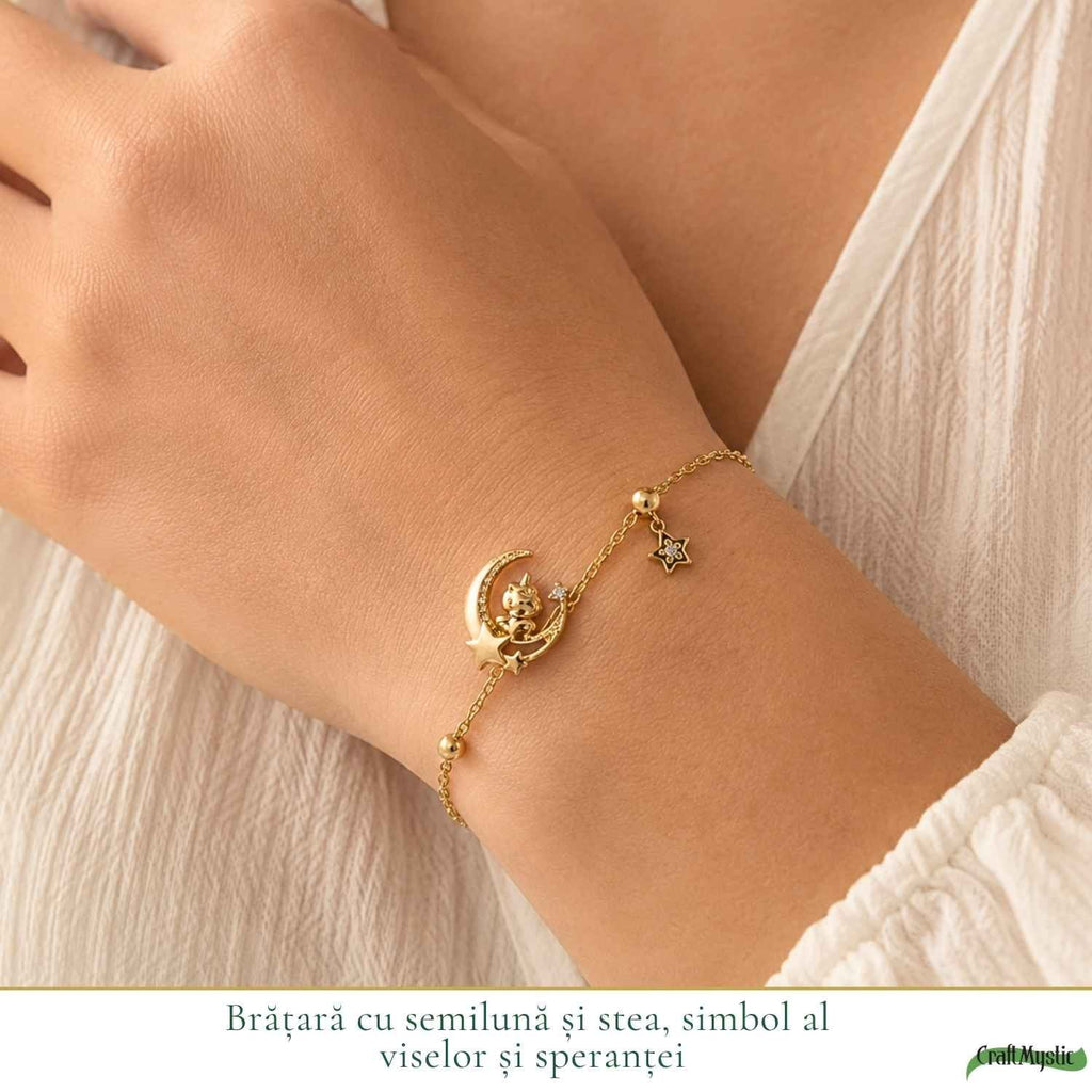 Bratara cu Sidef, Argint 925 placat aur 18k – CraftMystic