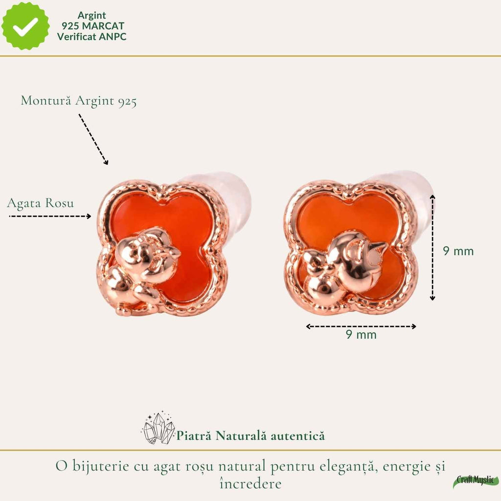 Cercei cu Agat, Argint 925 – CraftMystic