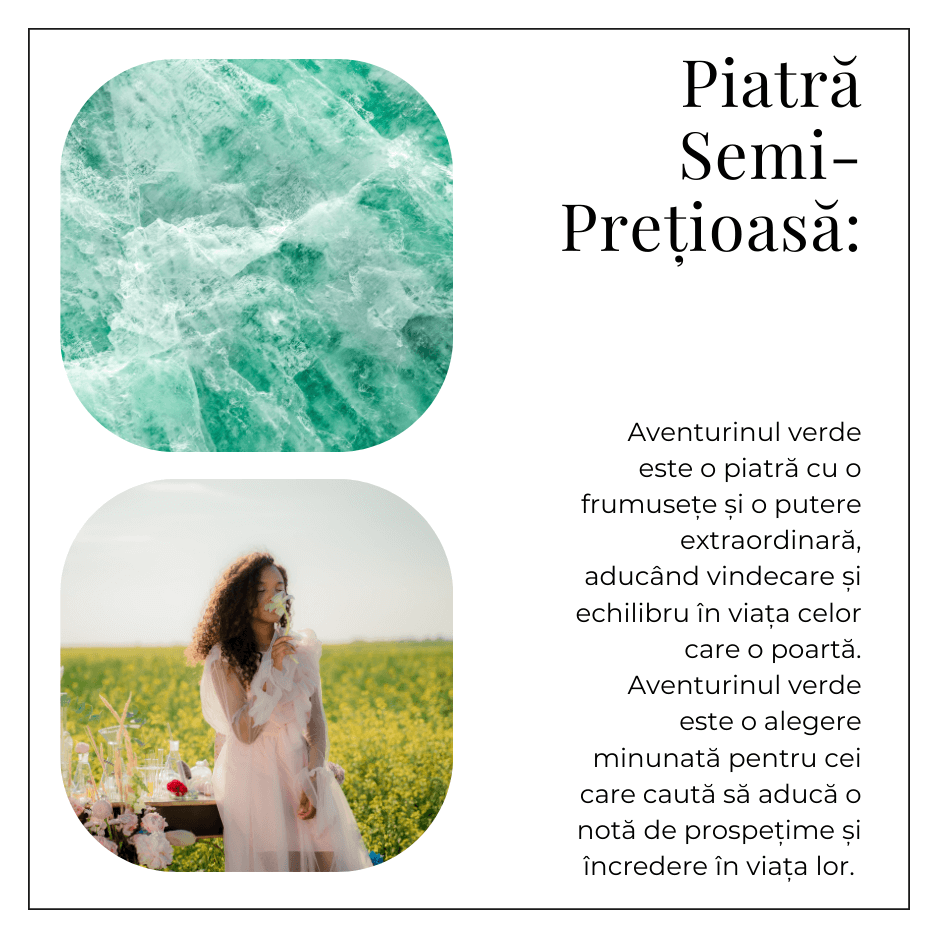 Bratara Elastica din Aventurin Verde 5mm – Noroc si Abundenta