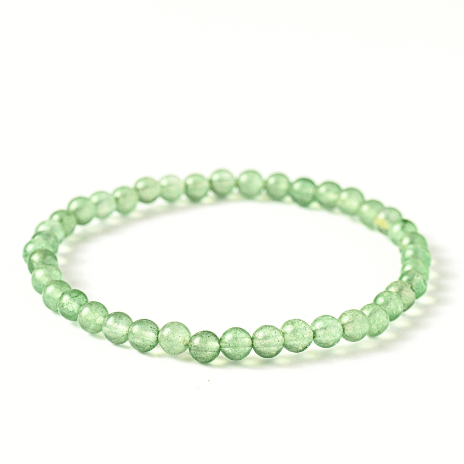 Bratara Elastica din Aventurin Verde 5mm – Noroc si Abundenta