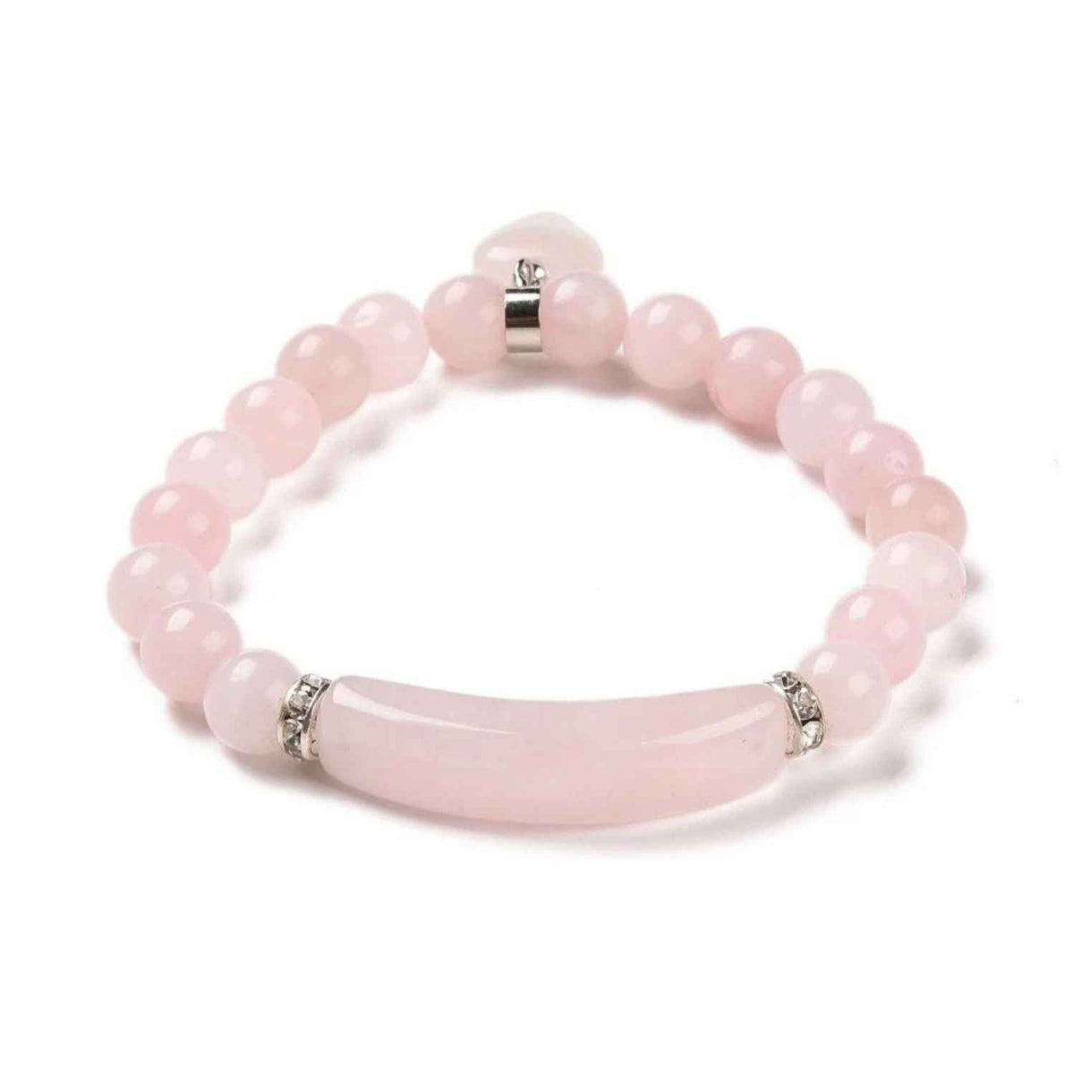 Bratara Zen Cuart Roz 8mm – Iubire si Vindecare Emotionala