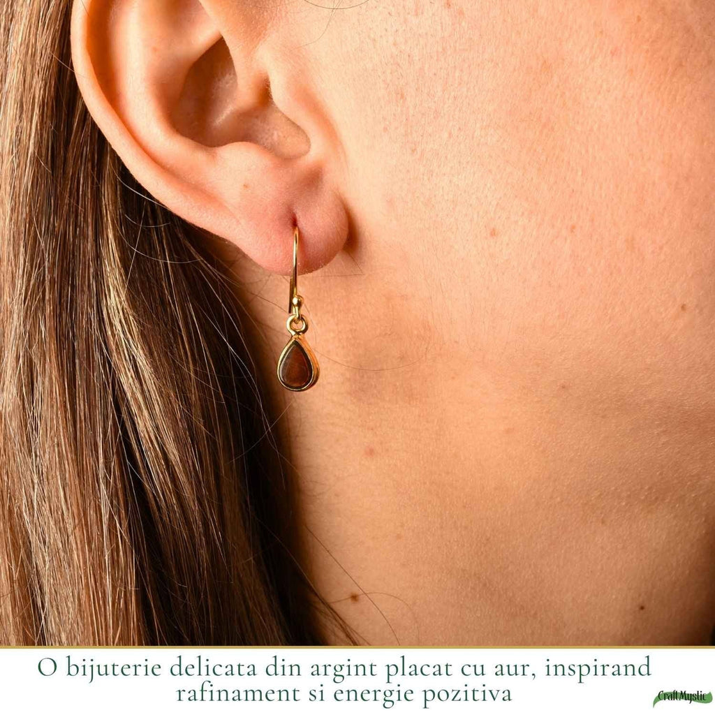 Cercei cu Amolit, Argint 925 – CraftMystic