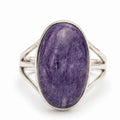 Inel cu Charoit, Argint 925 – CraftMystic