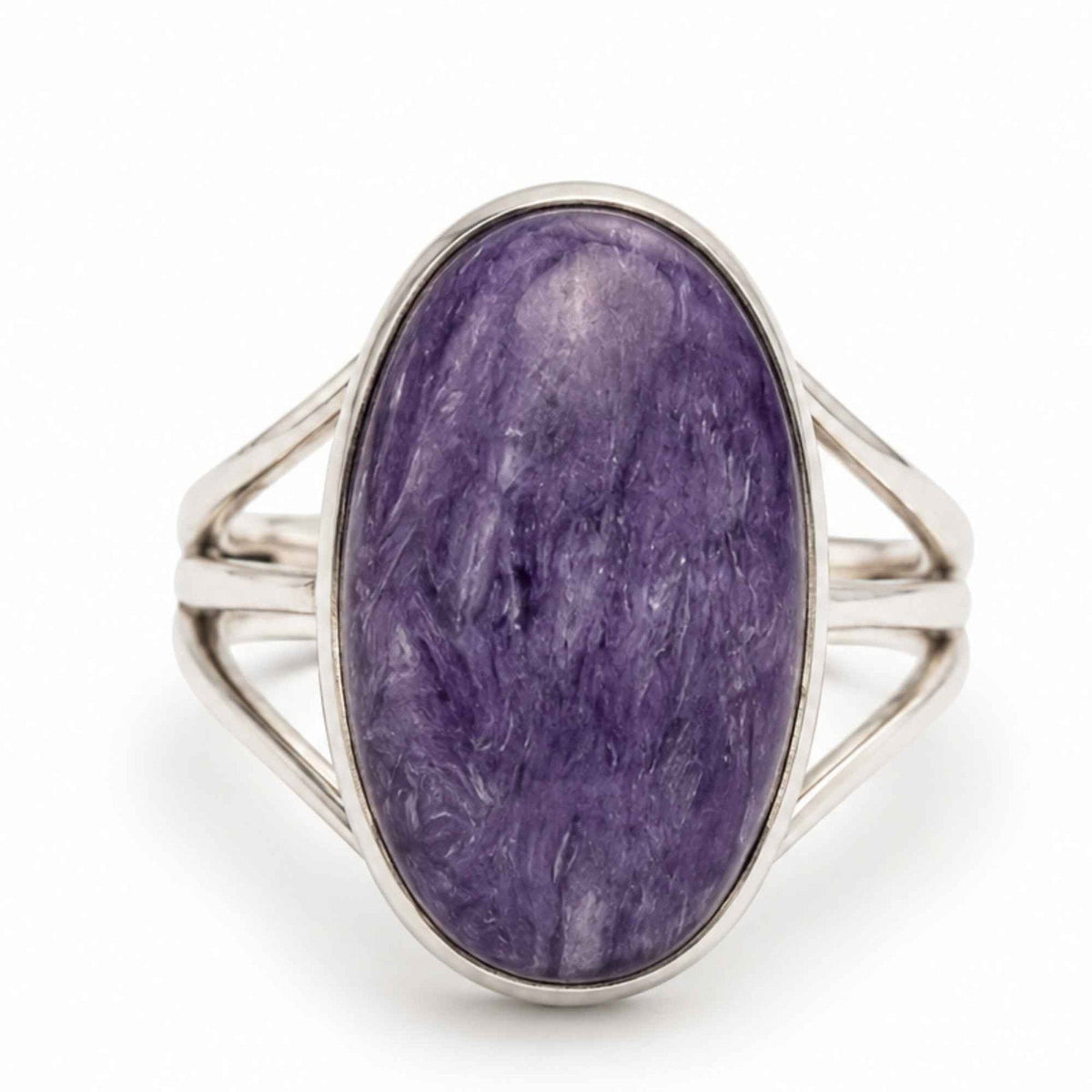 Inel cu Charoit, Argint 925 – CraftMystic