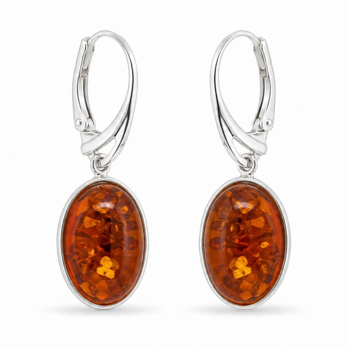 Cercei cu Chihlimbar, Argint 925 – CraftMystic