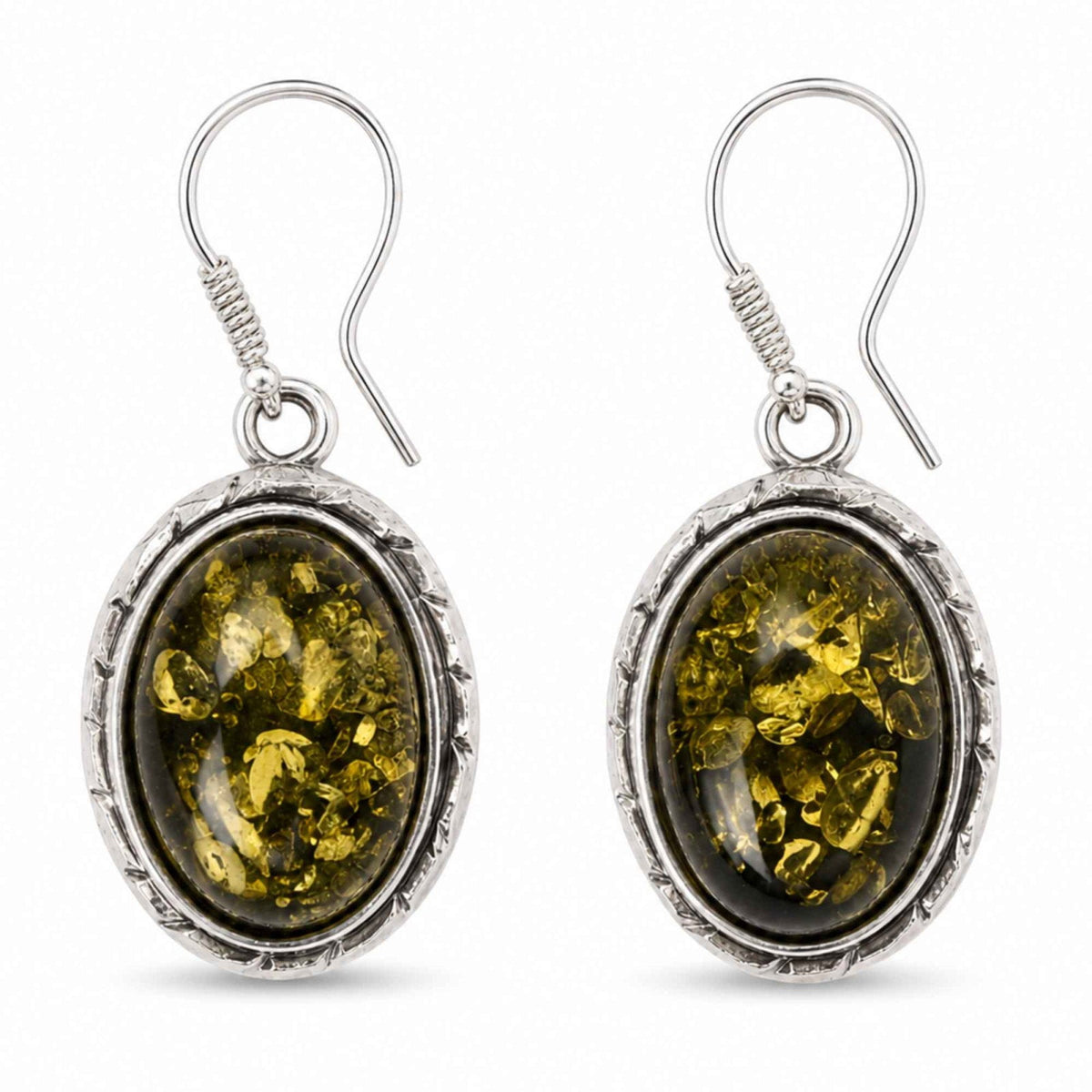 Cercei cu Chihlimbar, Argint 925 – CraftMystic