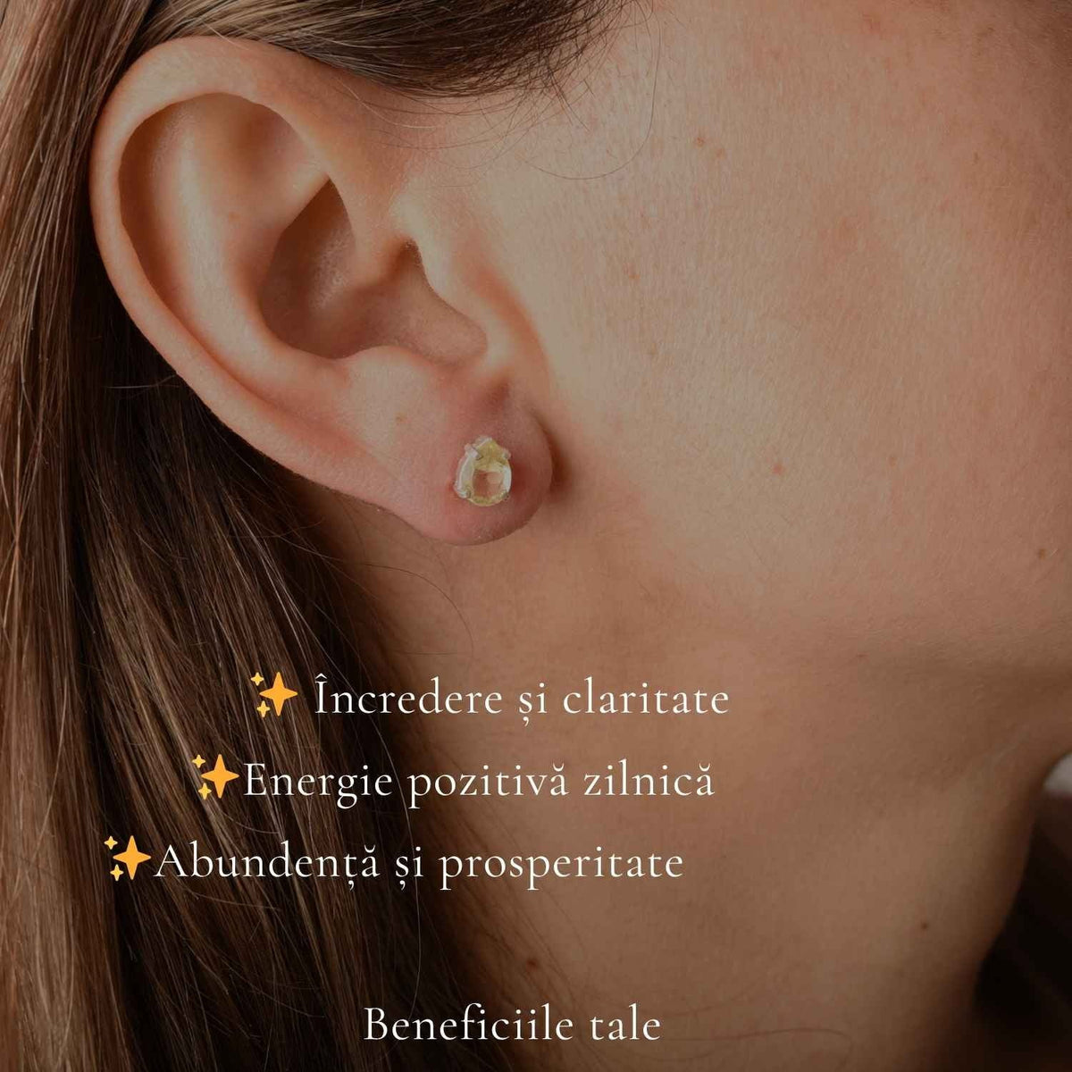 Cercei cu Citrin, Argint 925 – CraftMystic