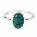 Inel cu Crisocol, Argint 925 – CraftMystic