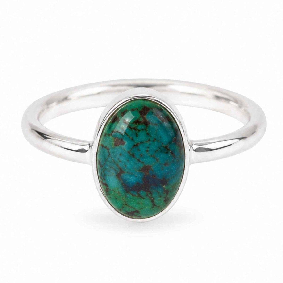 Inel cu Crisocol, Argint 925 – CraftMystic