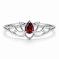 Inel cu Granat, Argint 925 – CraftMystic
