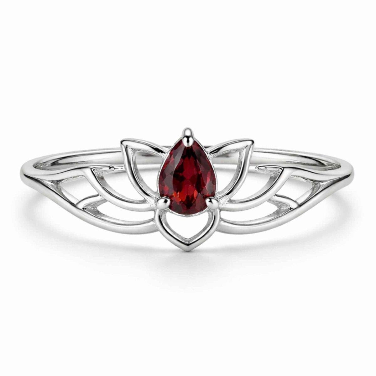 Inel cu Granat, Argint 925 – CraftMystic
