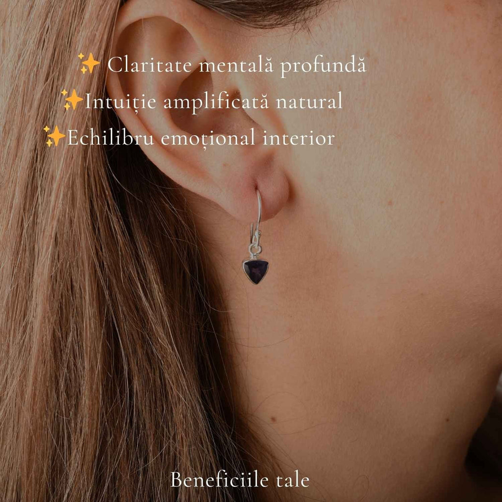 Cercei cu Iolit, Argint 925 – CraftMystic