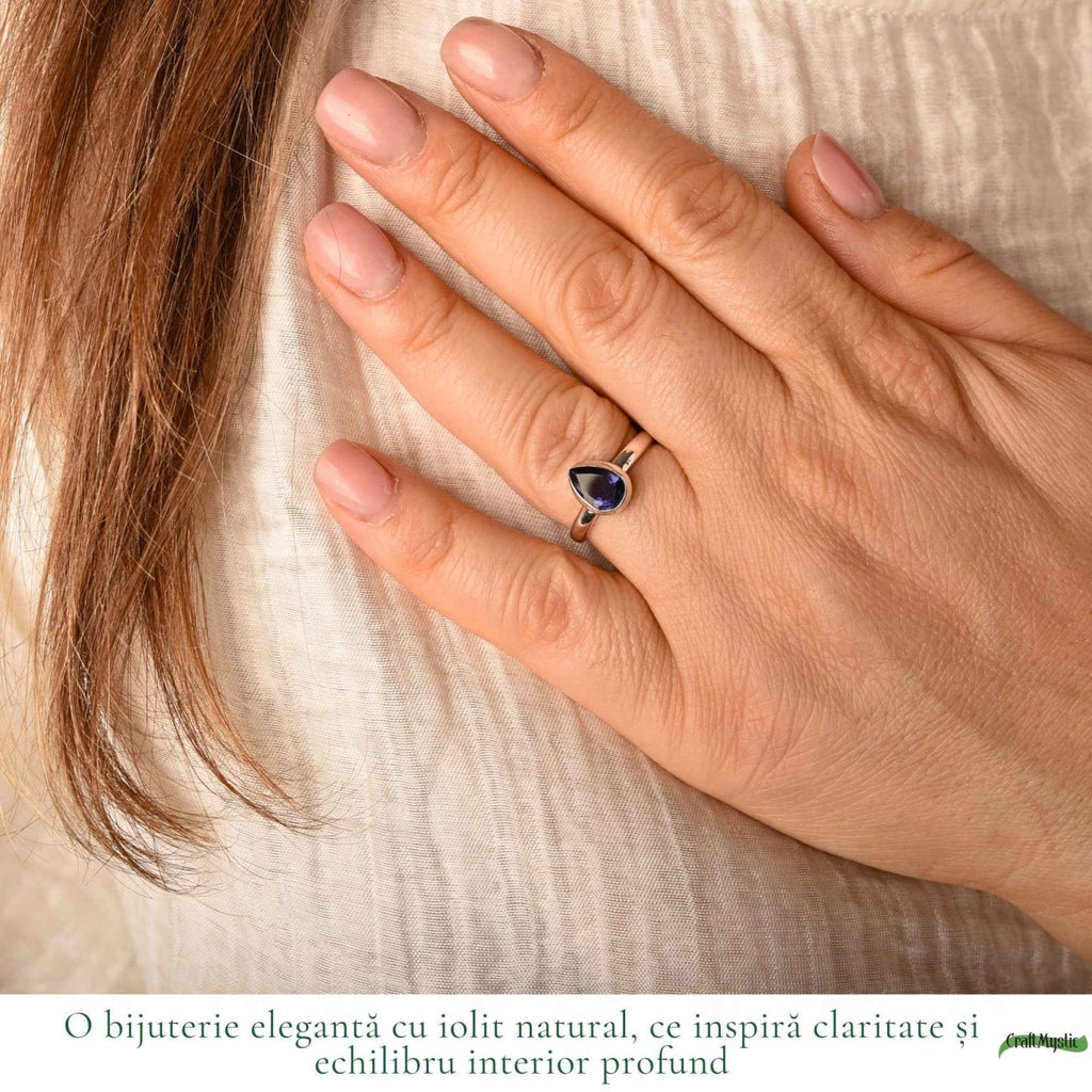 Inel cu Iolit, Argint 925 – CraftMystic