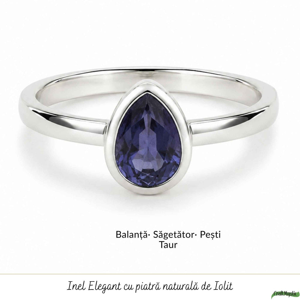 Inel cu Iolit, Argint 925 – CraftMystic