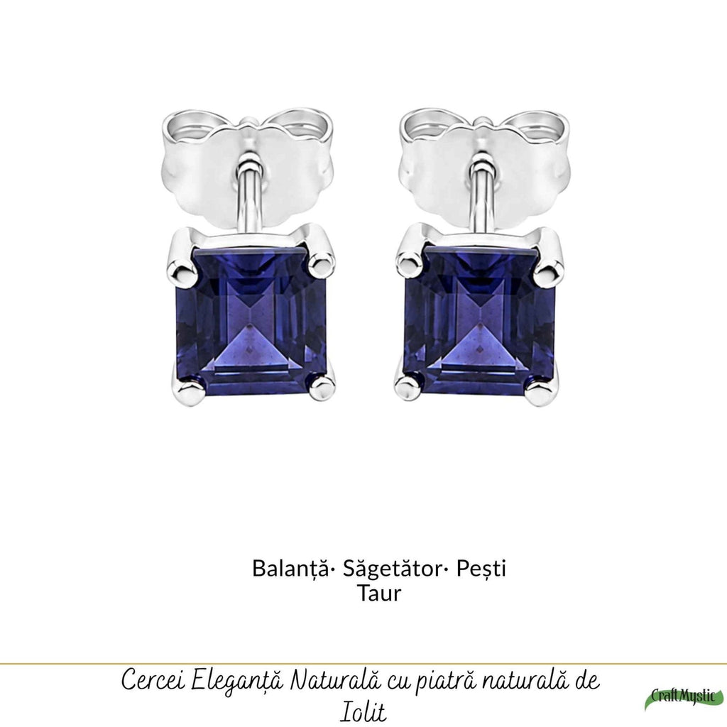 Cercei cu Iolit, Argint 925 – CraftMystic