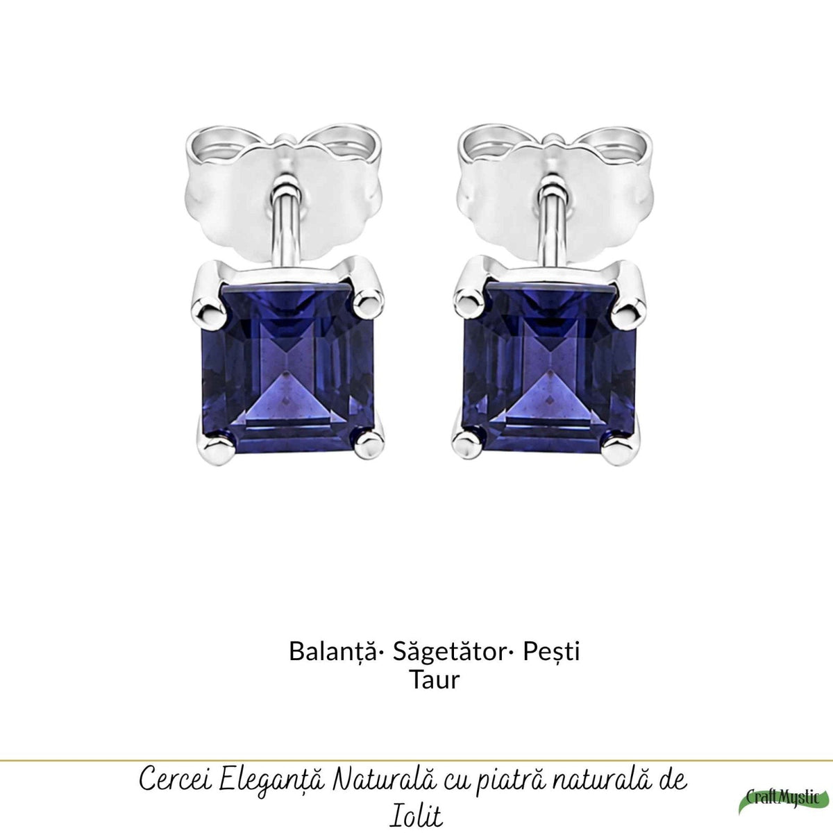 Cercei cu Iolit, Argint 925 – CraftMystic