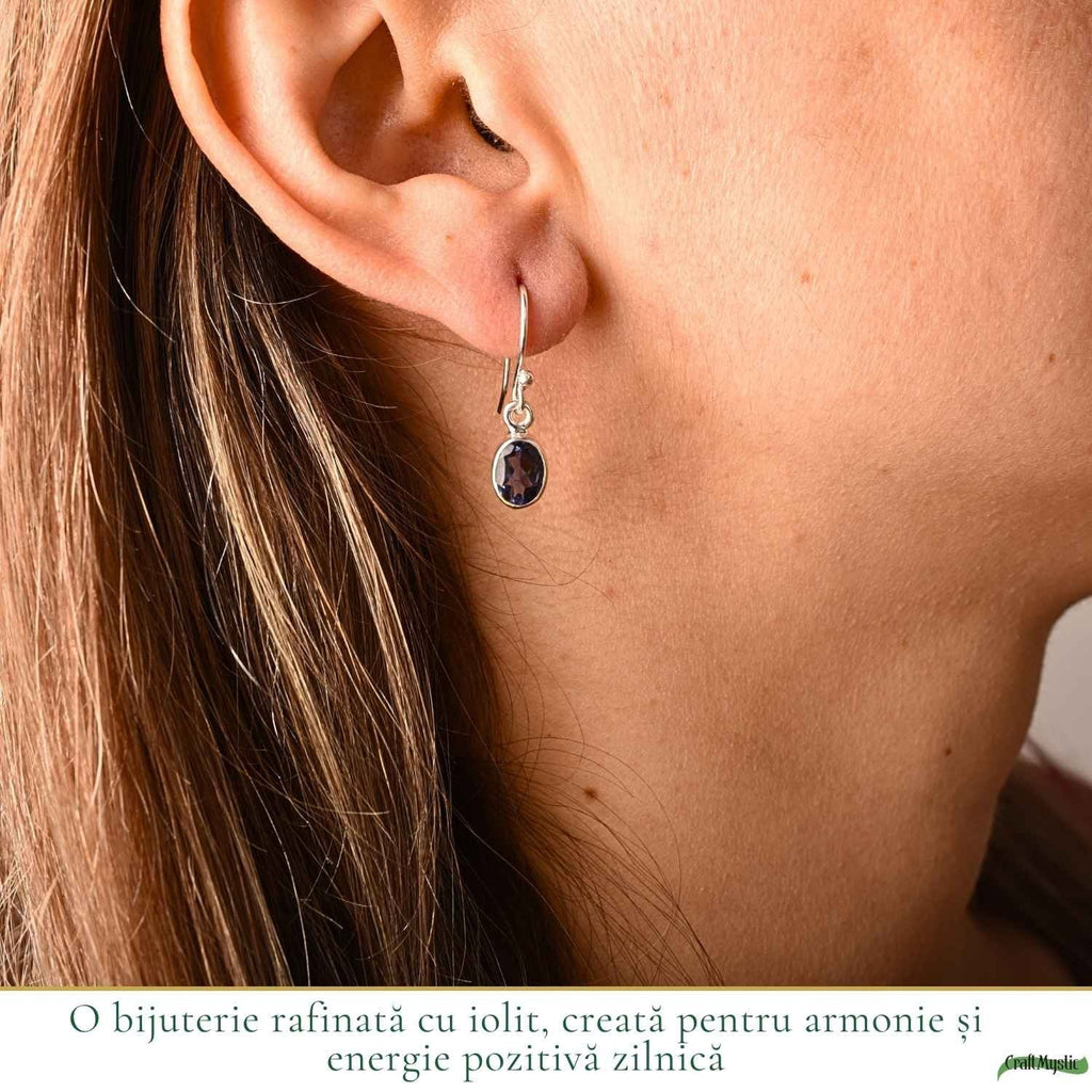 Cercei cu Iolit, Argint 925 – CraftMystic