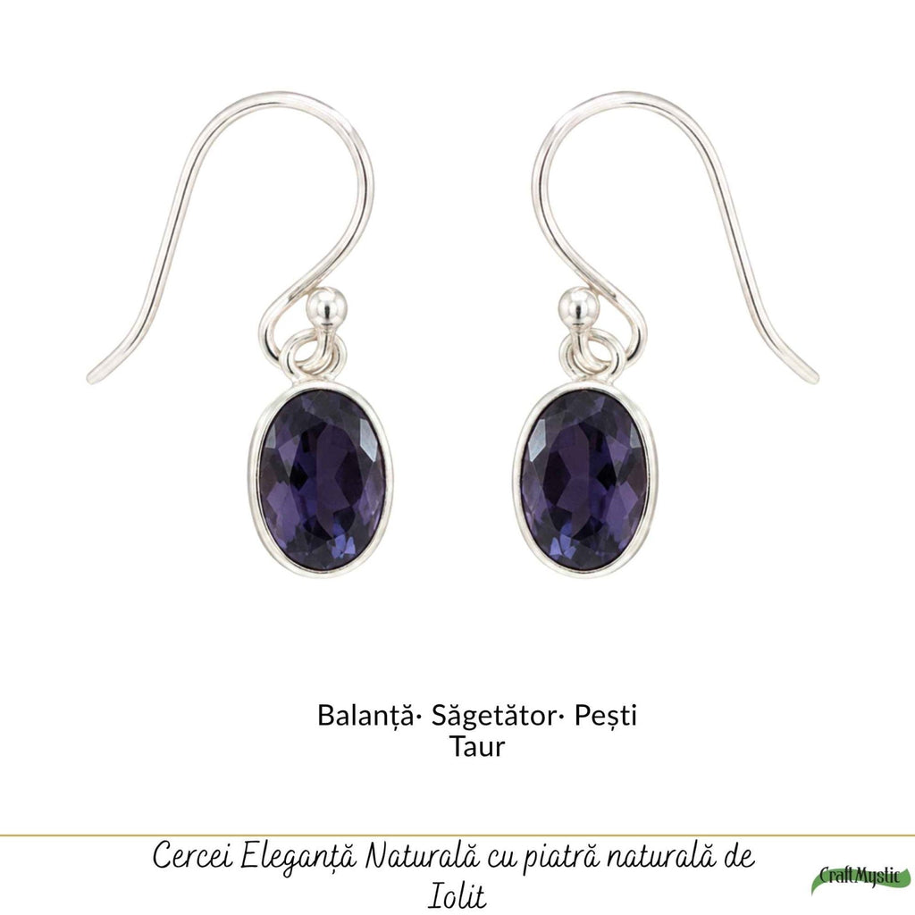 Cercei cu Iolit, Argint 925 – CraftMystic