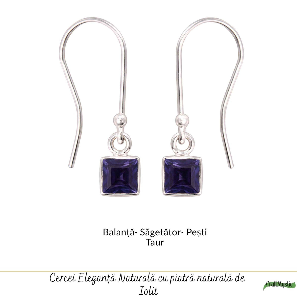 Cercei cu Iolit, Argint 925 – CraftMystic