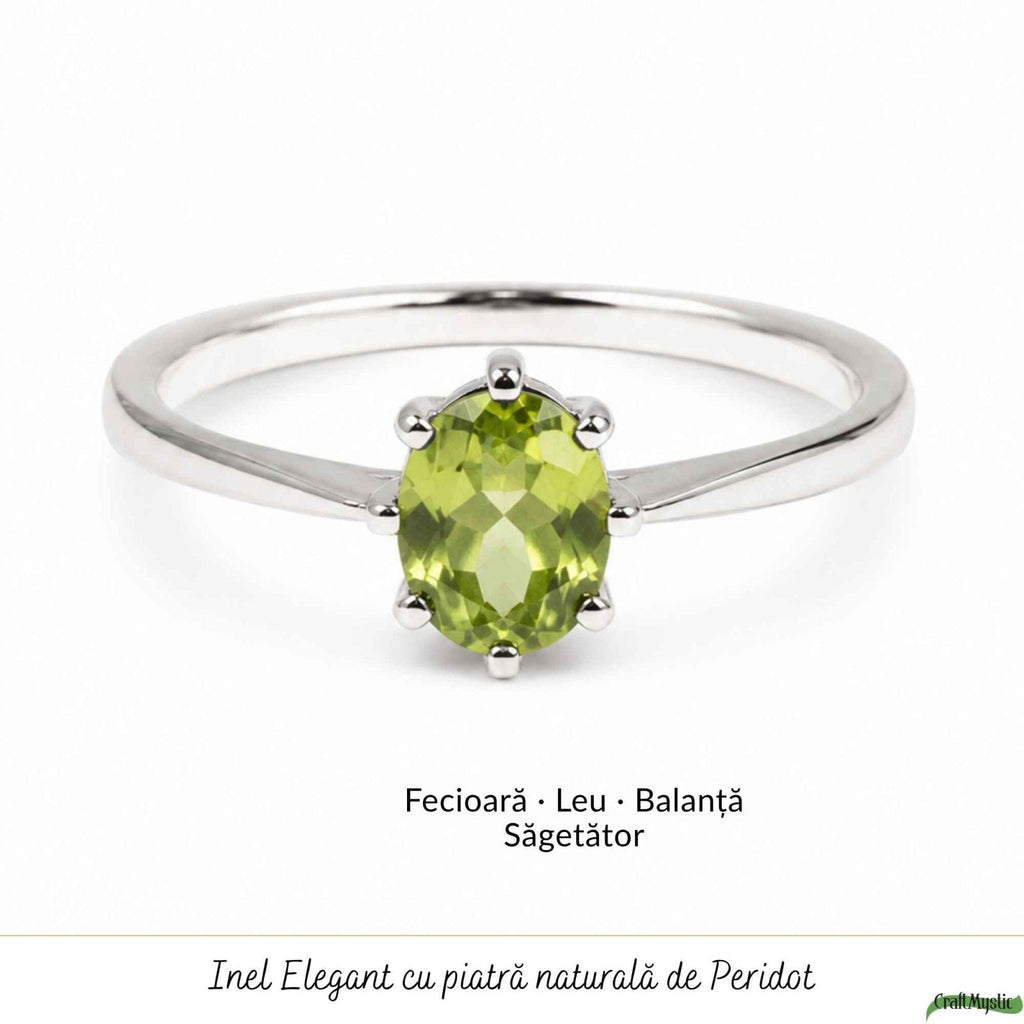 Inel cu Peridot, Argint 925 – CraftMystic