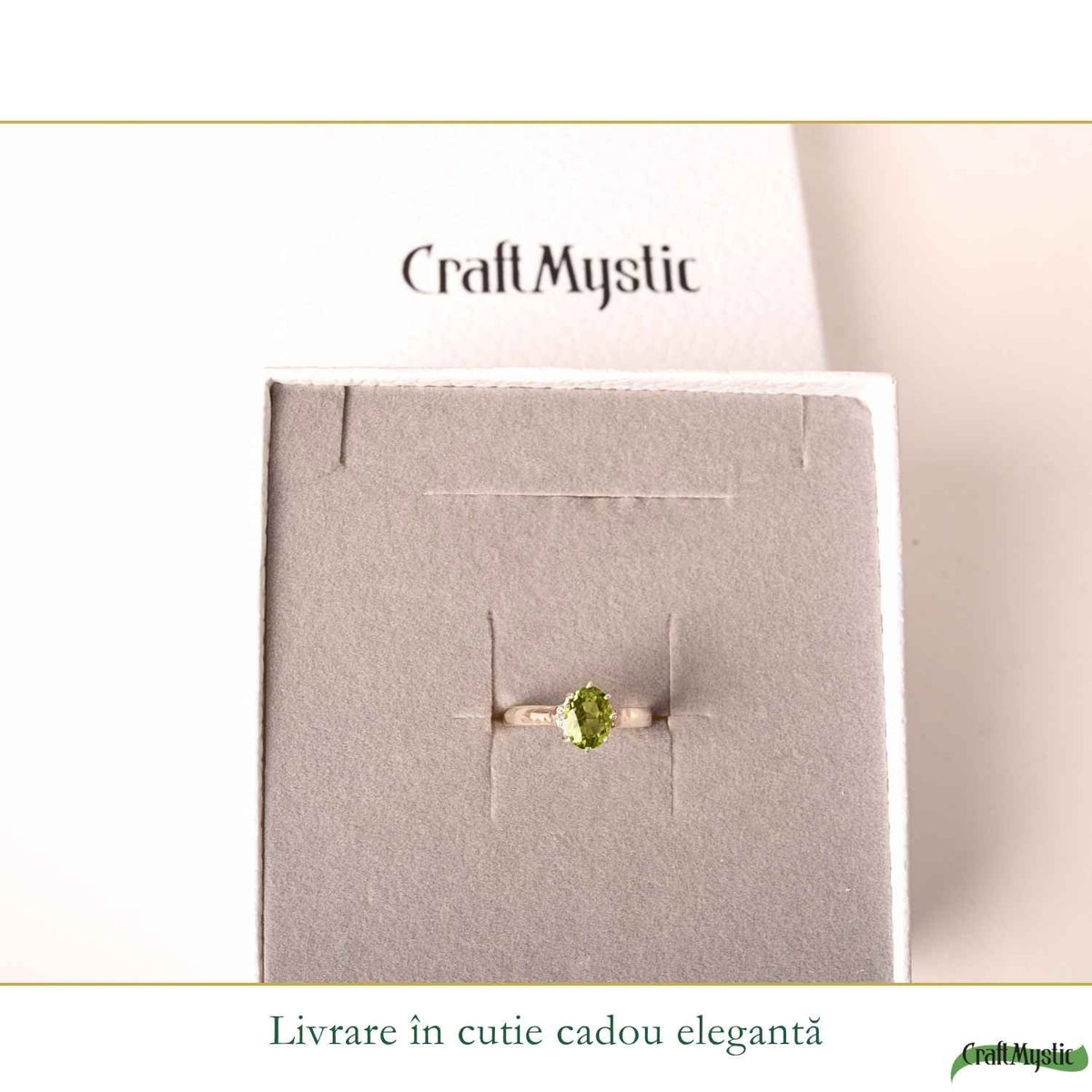Inel cu Peridot, Argint 925 – CraftMystic