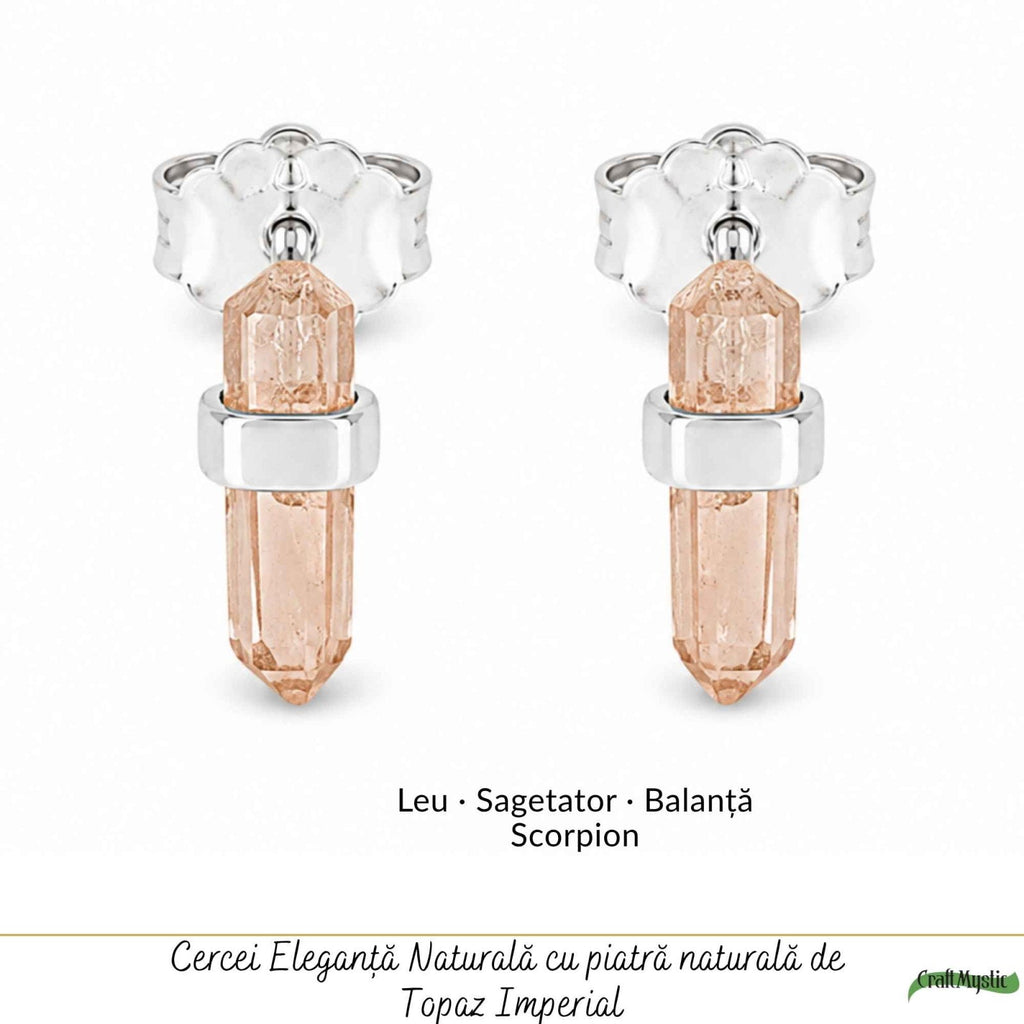 Cercei cu Topaz, Argint 925 – CraftMystic