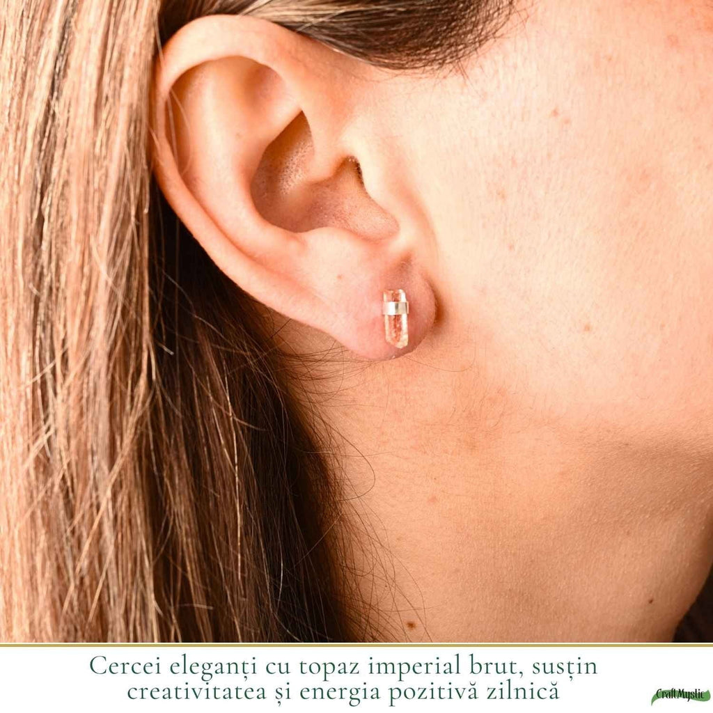 Cercei cu Topaz, Argint 925 – CraftMystic