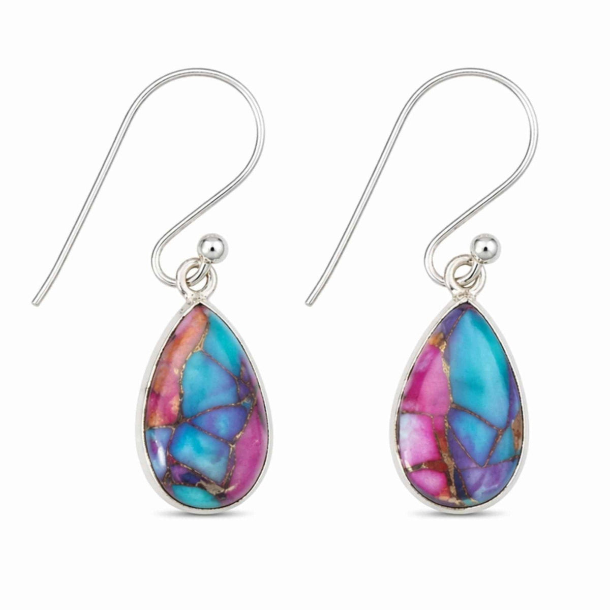 Cercei cu Turcoaz Spinny Oyster, Argint 925 – CraftMystic