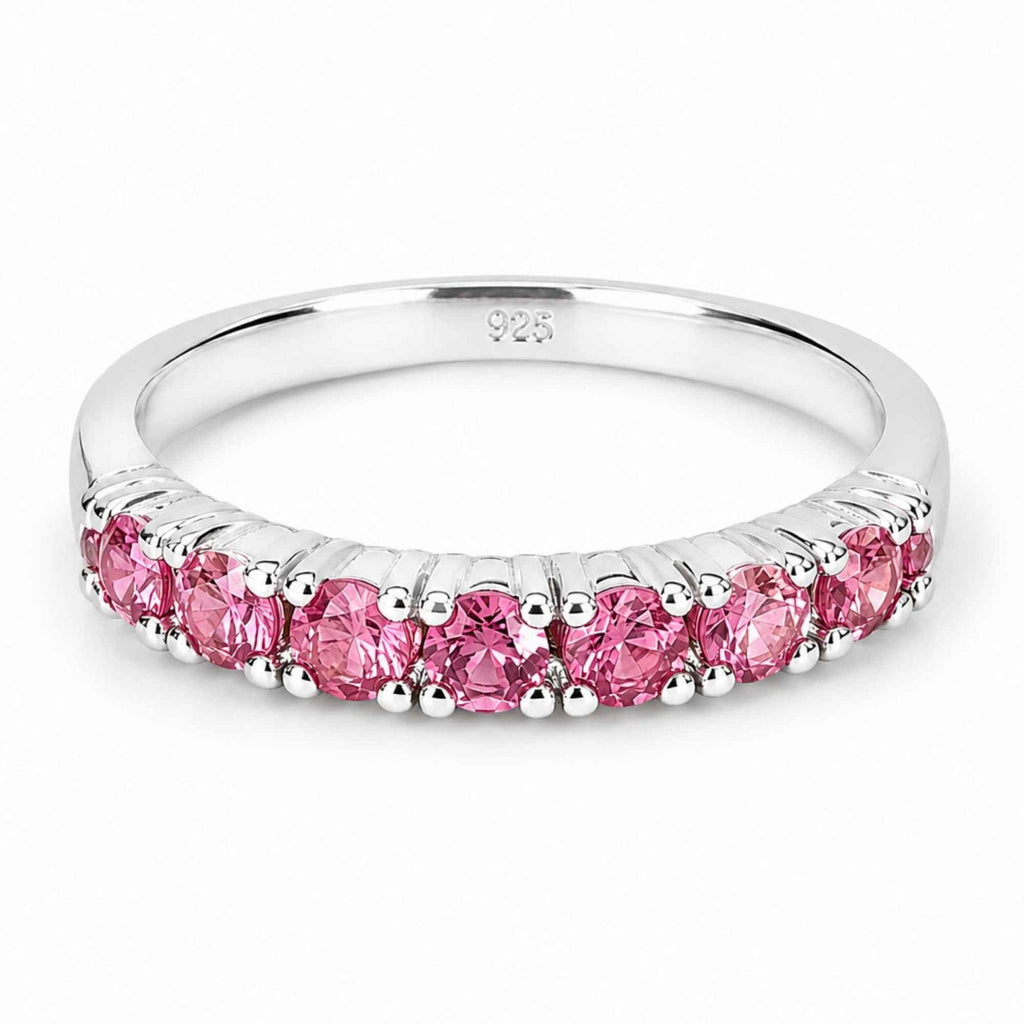 Inel cu Turmalină Roz, Argint 925 – CraftMystic