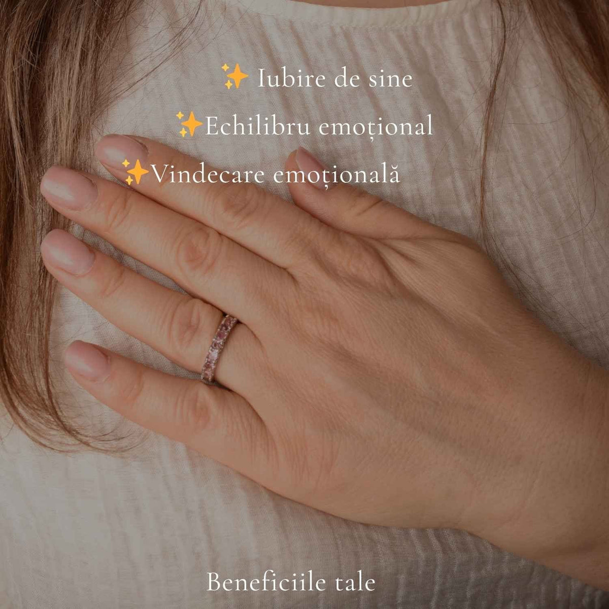 Inel cu Turmalină Roz, Argint 925 – CraftMystic