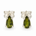 Cercei cu Turmalină Verde, Argint 925 – CraftMystic