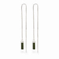 Cercei cu Turmalină Verde, Argint 925 – CraftMystic
