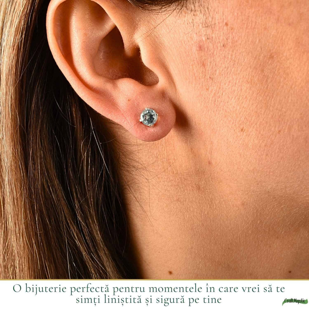 Cercei cu Topaz, Argint 925 – CraftMystic