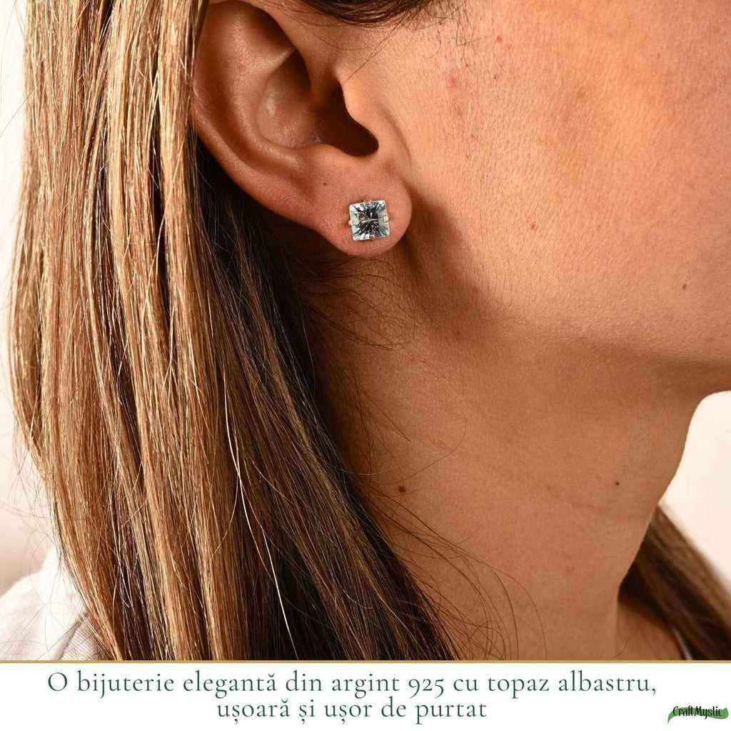 Cercei cu Topaz, Argint 925 – CraftMystic