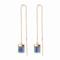 Cercei cu Kyanit, Argint 925 placat aur 18k – CraftMystic