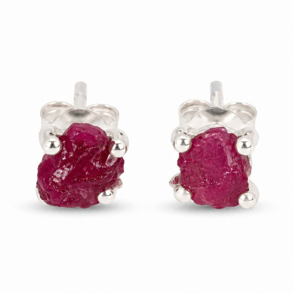 Cercei cu Rubin, Argint 925 – CraftMystic