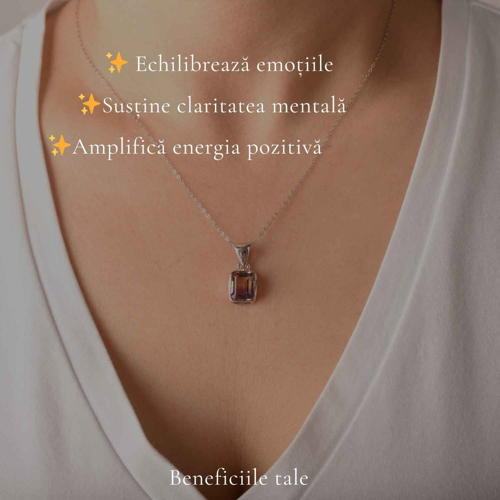 Colier cu Ametrin, Argint 925 – CraftMystic