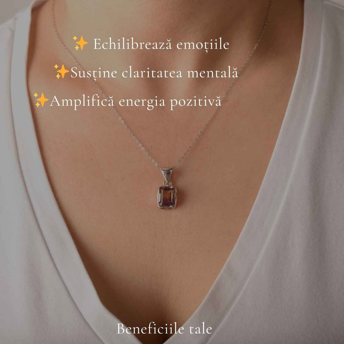 Colier cu Ametrin, Argint 925 – CraftMystic